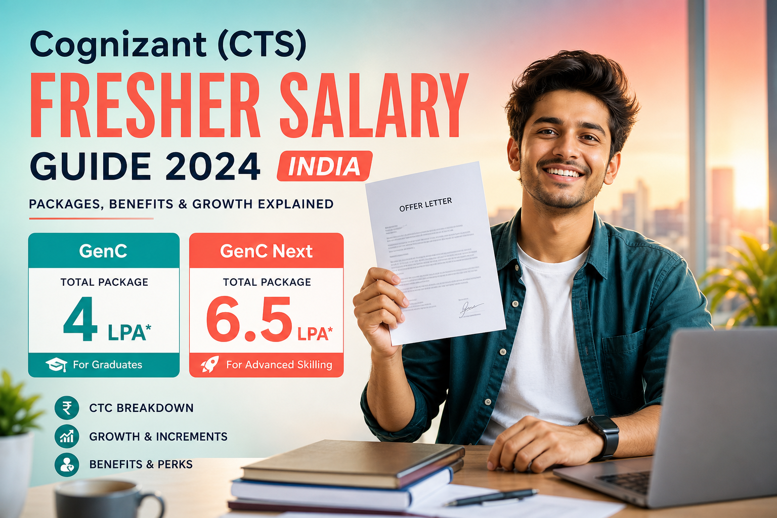 Cognizant CTS Salary for Freshers in India: CTC, In-Hand Pay & Hiring Tracks