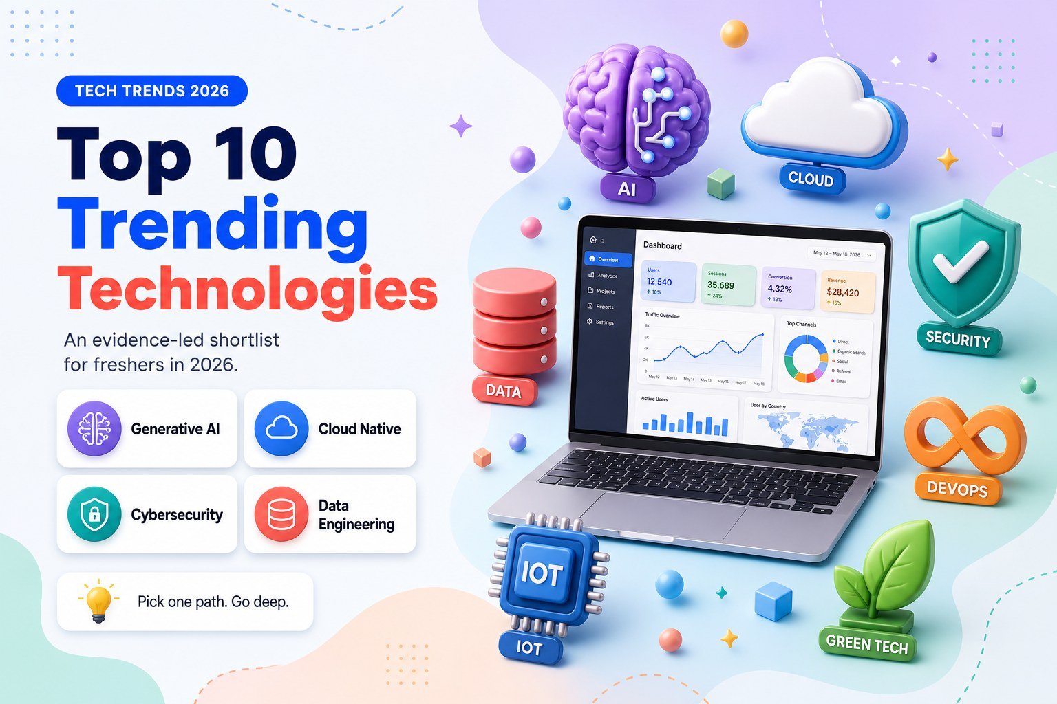 Top 10 Trending Technologies to Learn in 2026