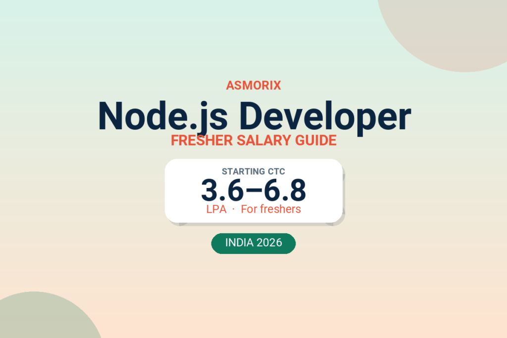 Node.js Developer Salary for Freshers and Experienced (2026)