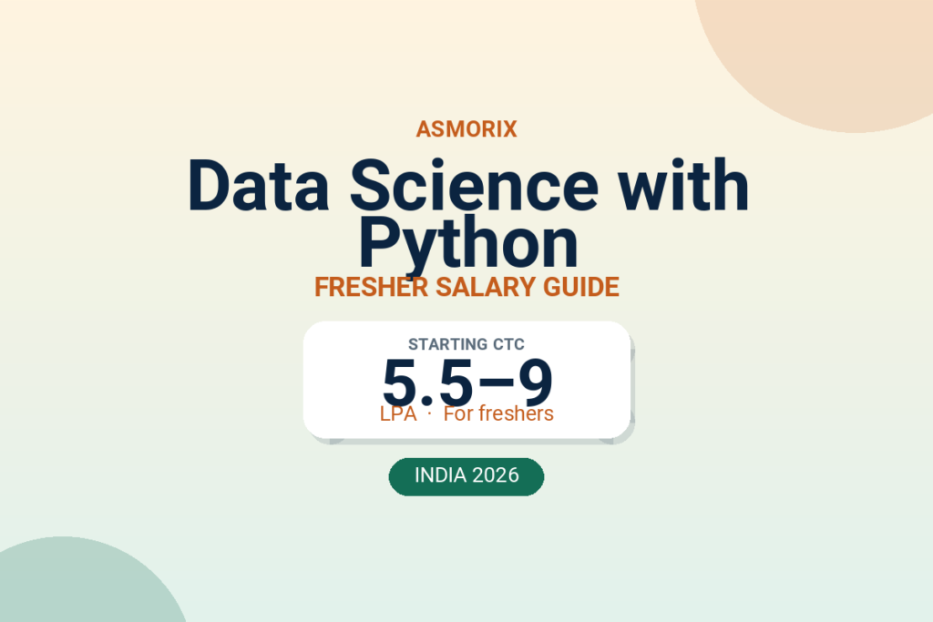 Data Science with Python Salary for Freshers and Experienced (2026)