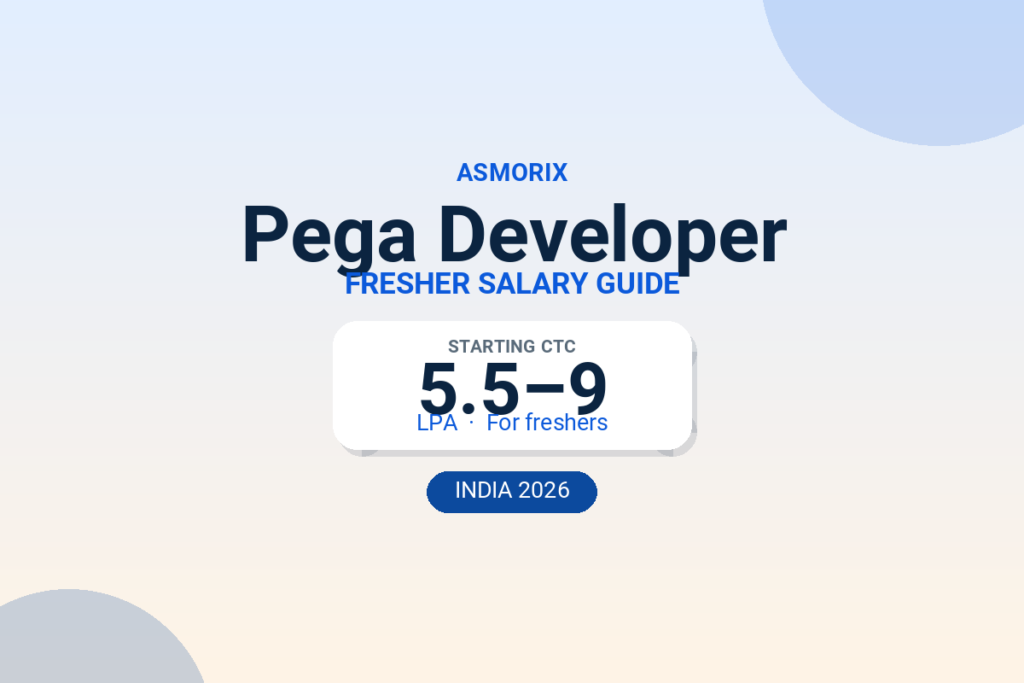 Pega Developer Salary for Freshers and Experienced (2026)
