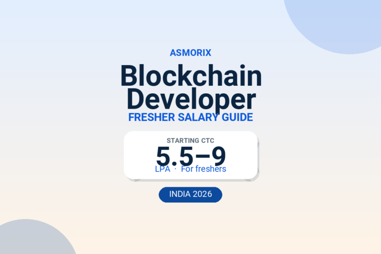 Blockchain Developer Salary for Freshers and Experienced (2026)