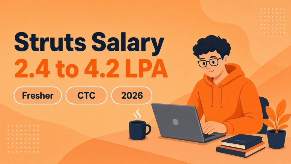 Struts Developer Salary for Freshers and Experienced (2026)
