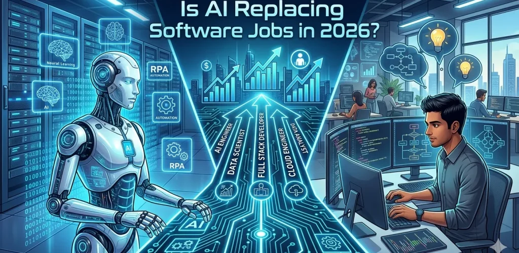 Is AI Replacing Software Jobs in 2026 What Freshers Should Learn